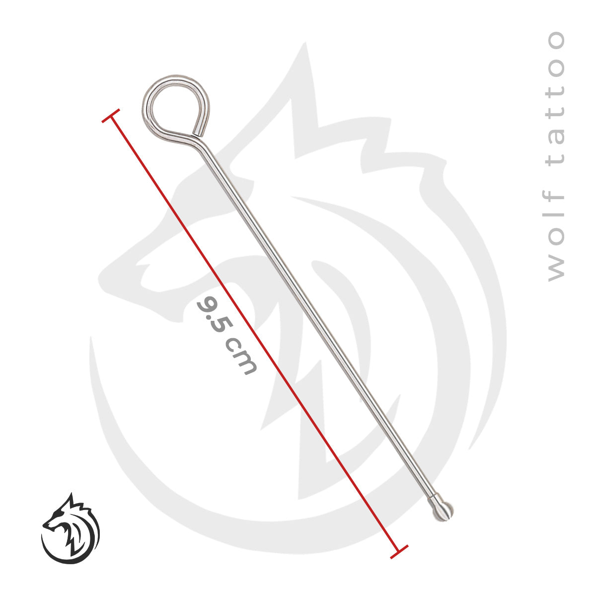 Varilla metal 90 mm para Maquina rotativa o bobina