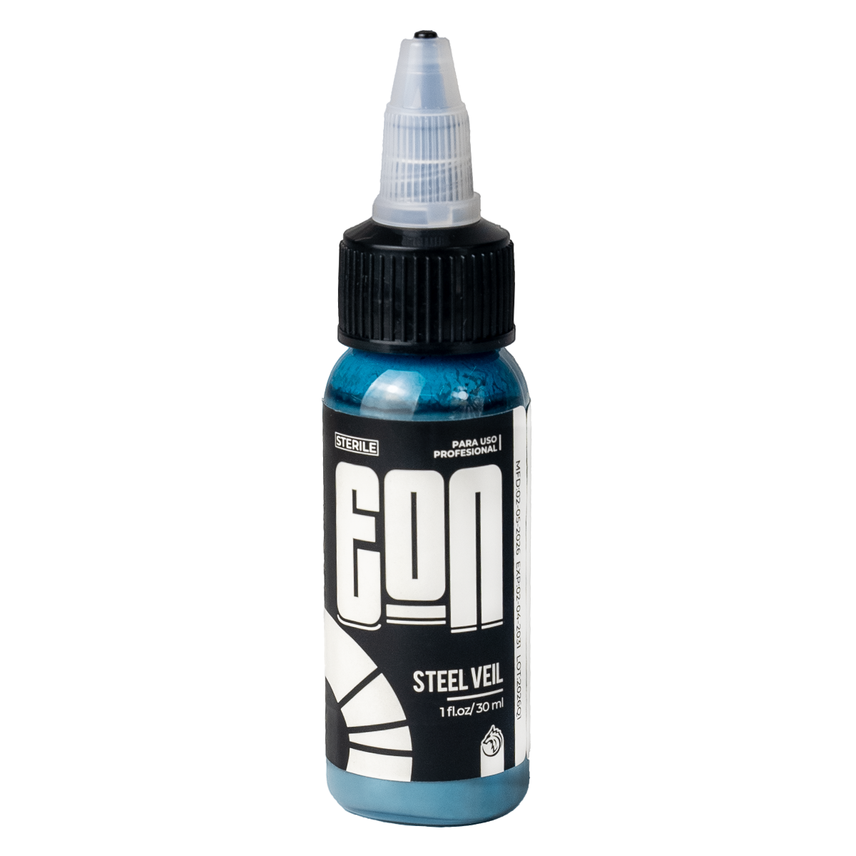 Tinta para Tatuajes Eon Ink Steel Veil 1oz | Alta Pigmentación Profesional