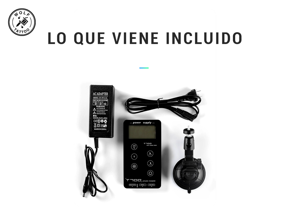 Fuente de Poder T700 3.4A Bateria
