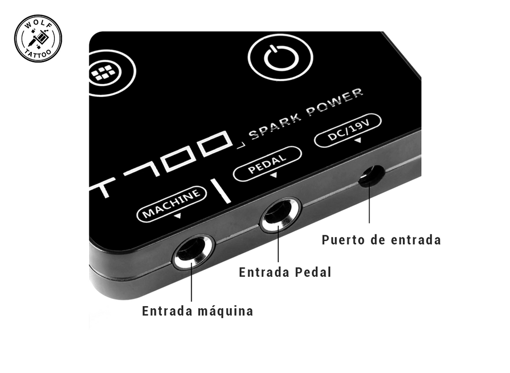 Fuente de Poder T700 3.4A Bateria