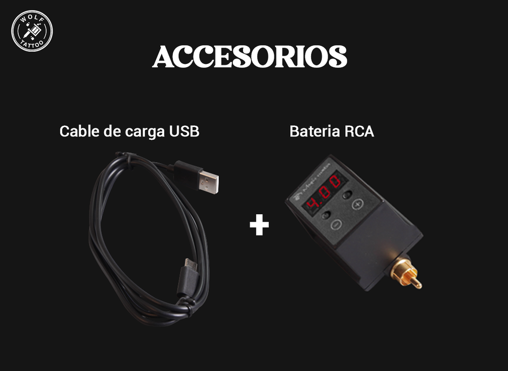 Batería Inalámbrica Para Máquina De Tatuar Wx-1