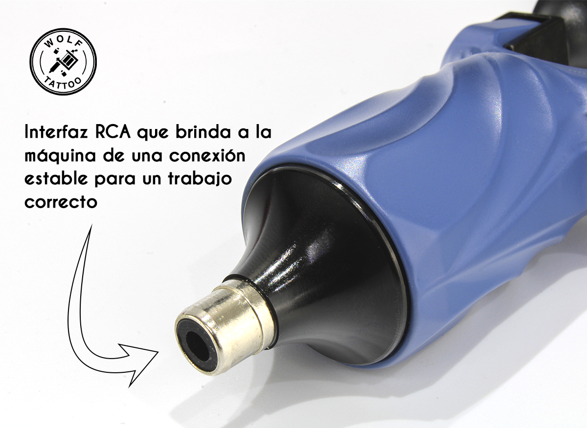 Máquina "Spiral" Para Tatuaje Rotativa Profesional Alámbrica.