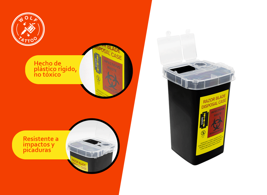 Kit de 2 Contenedores RPBI 1 Litro