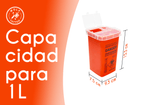 Kit de 2 Contenedores RPBI 1 Litro