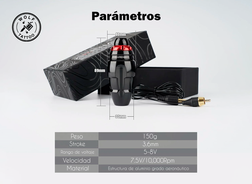 Máquina para Tatuar "BOOM", marca ARENA