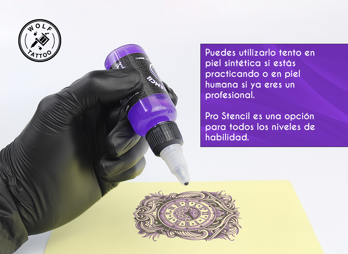 Gel Pro Stencil Transfer Wolf