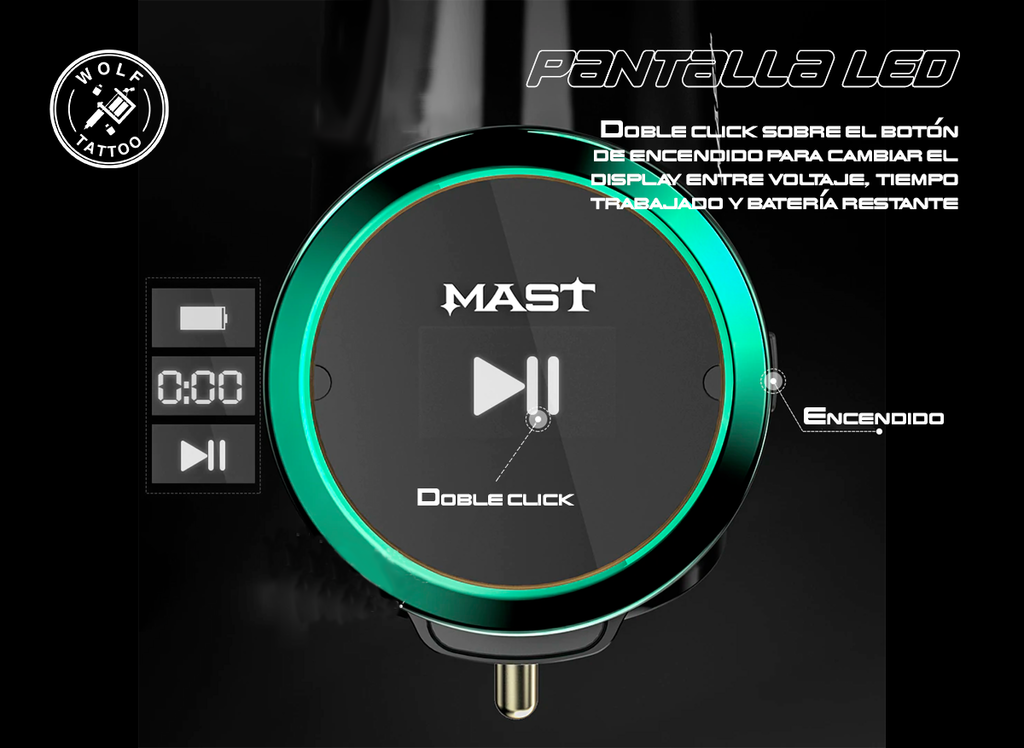 Mast T3 Batería Inalámbrica RCA
