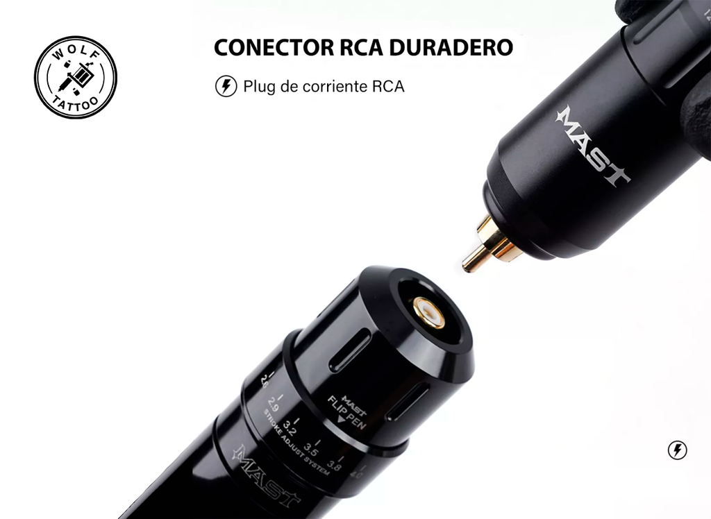 Máquina para Tatuar "FLIP", marca MAST, Inalámbrica.
