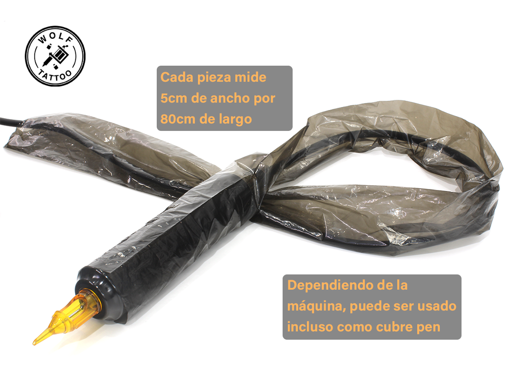 Cubre Clipcord WOT Negro 5×80cm