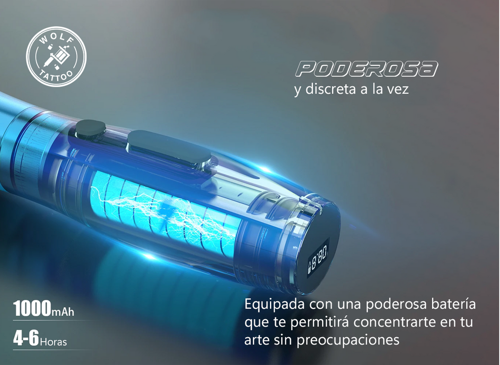 Máquina para Tatuar "P20", marca MAST, Micropigmentación, Alámbrica 1 Batería