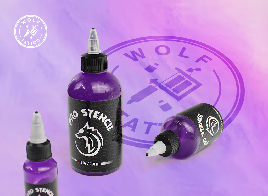 Gel Pro Stencil Transfer Wolf