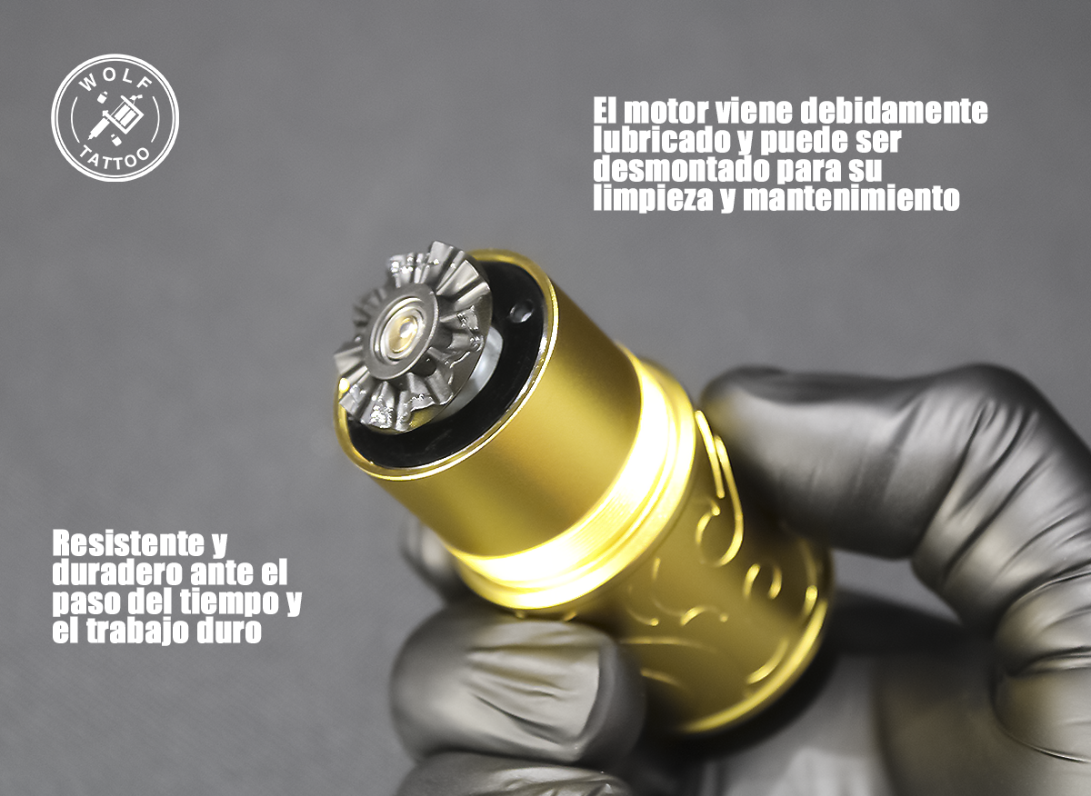 Máquina Rotativa "Goku II" Para Tatuaje Profesional Tattoo Pen Alámbrica