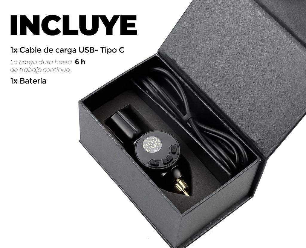 Batería Inalámbrica Para Máquina De Tatuar D001 Rca