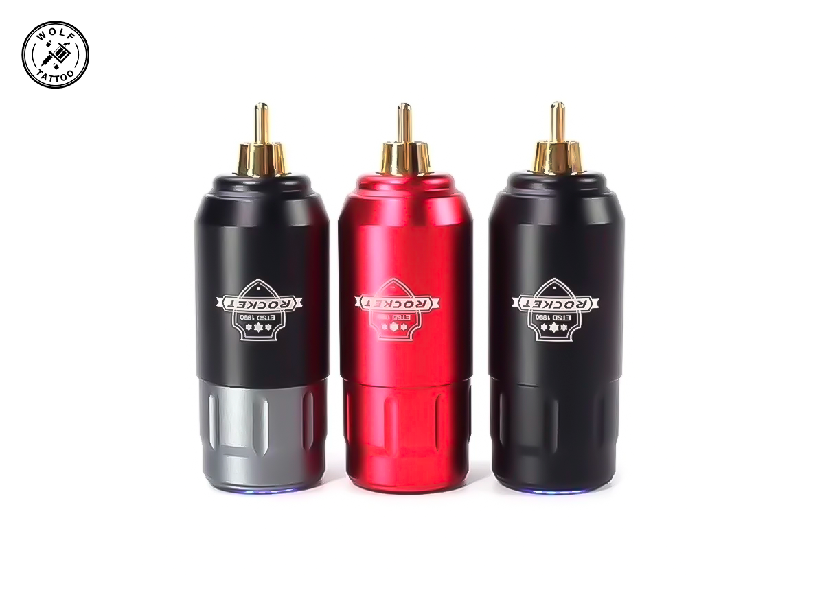 Kit de Maquína para Tatuar "Kit Rocket" 2 en 1 Alámbrica e Inalámbrica