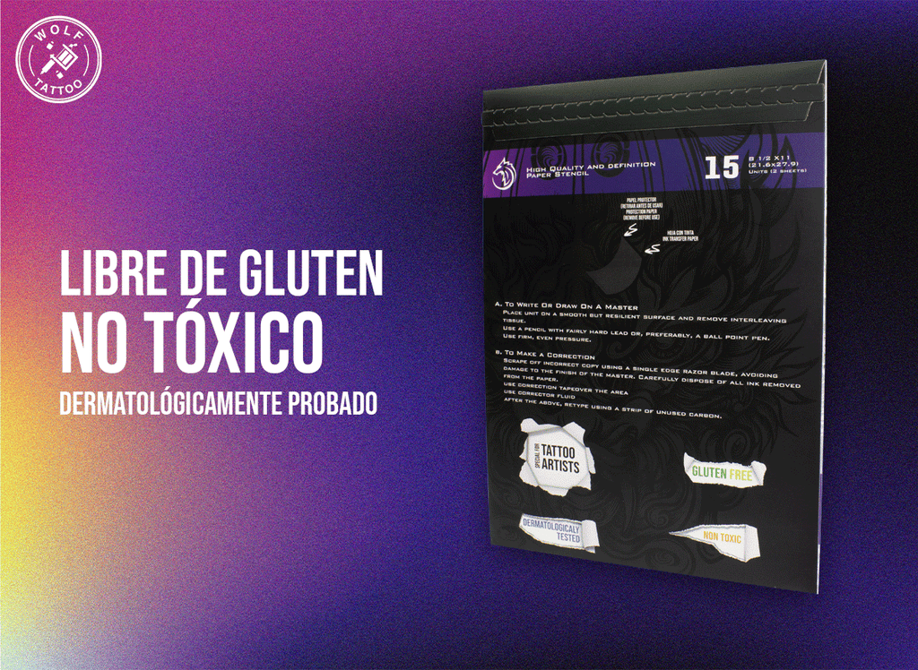 Papel Hectografíco Freehand Stencil A4 15pz