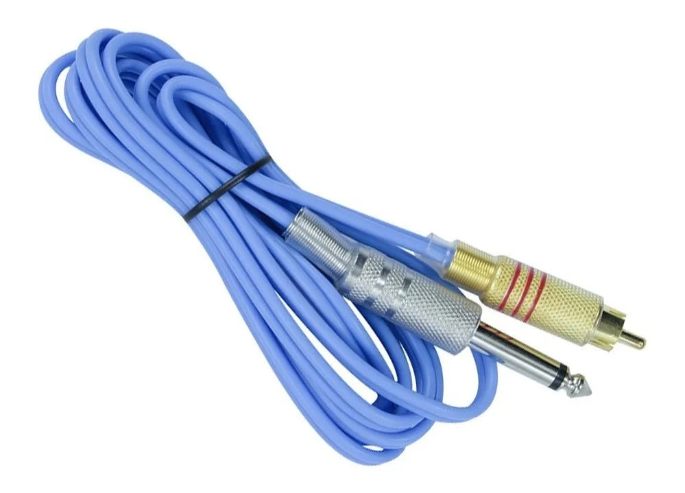 Cable Rca Para Máquina De Tatuar Resiste Con Punta De Cobre