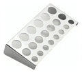 Porta Caps Base Para Retapa De Acero Inox Con 21 Orificios