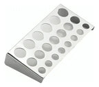 Porta Caps Base Para Retapa De Acero Inox Con 21 Orificios