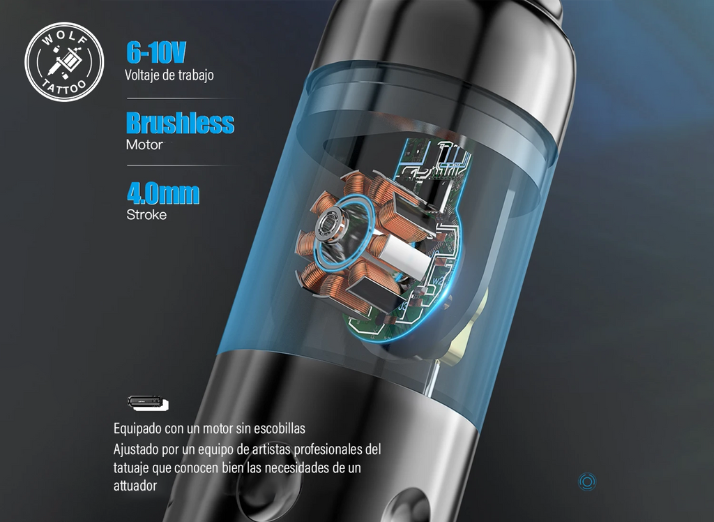 Máquina para Tatuar "SENSOR", marca MAST, Alámbrica.