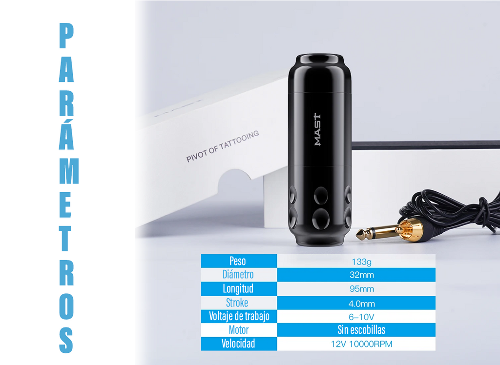 Máquina para Tatuar "SENSOR", marca MAST, Alámbrica.