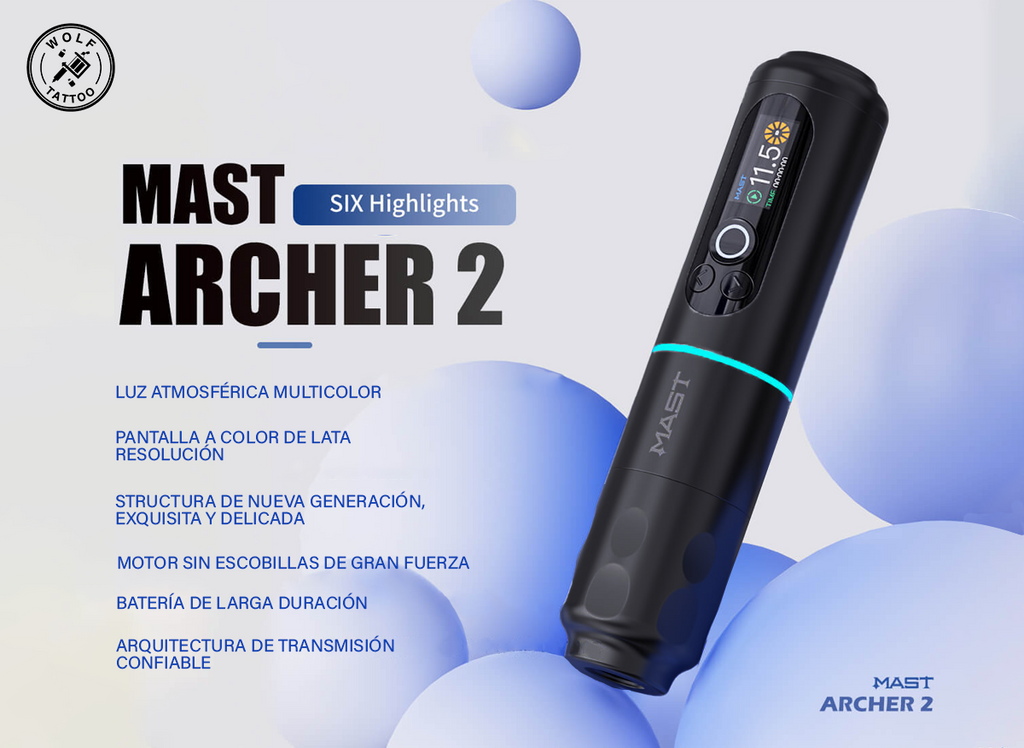 Máquina para Tatuar "ARCHER 2", marca MAST, Alámbrica.
