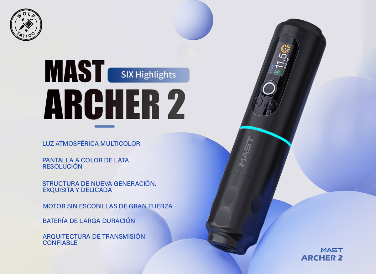 Máquina para Tatuar "ARCHER 2", marca MAST, Alámbrica.