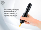 Kit de Maquína para Tatuar "Kit Rocket" 2 en 1 Alámbrica e Inalámbrica