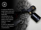 Máquina "Progetto" Para Tatuaje Rotativa Profesional Wolf Tattoo Alámbrica.