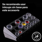 Porta Caps Base Para Retapa De Acero Inox Con 21 Orificios