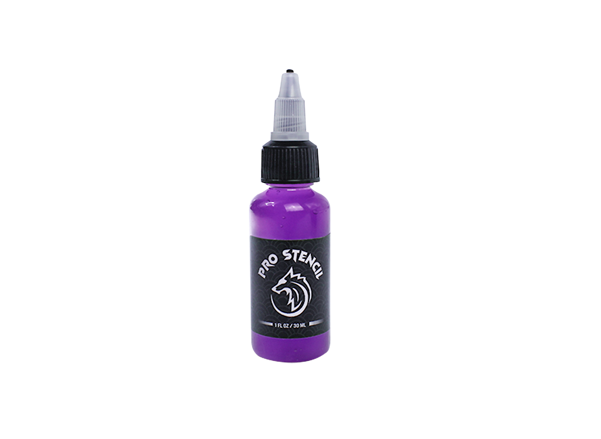 Gel Pro Stencil Transfer Wolf
