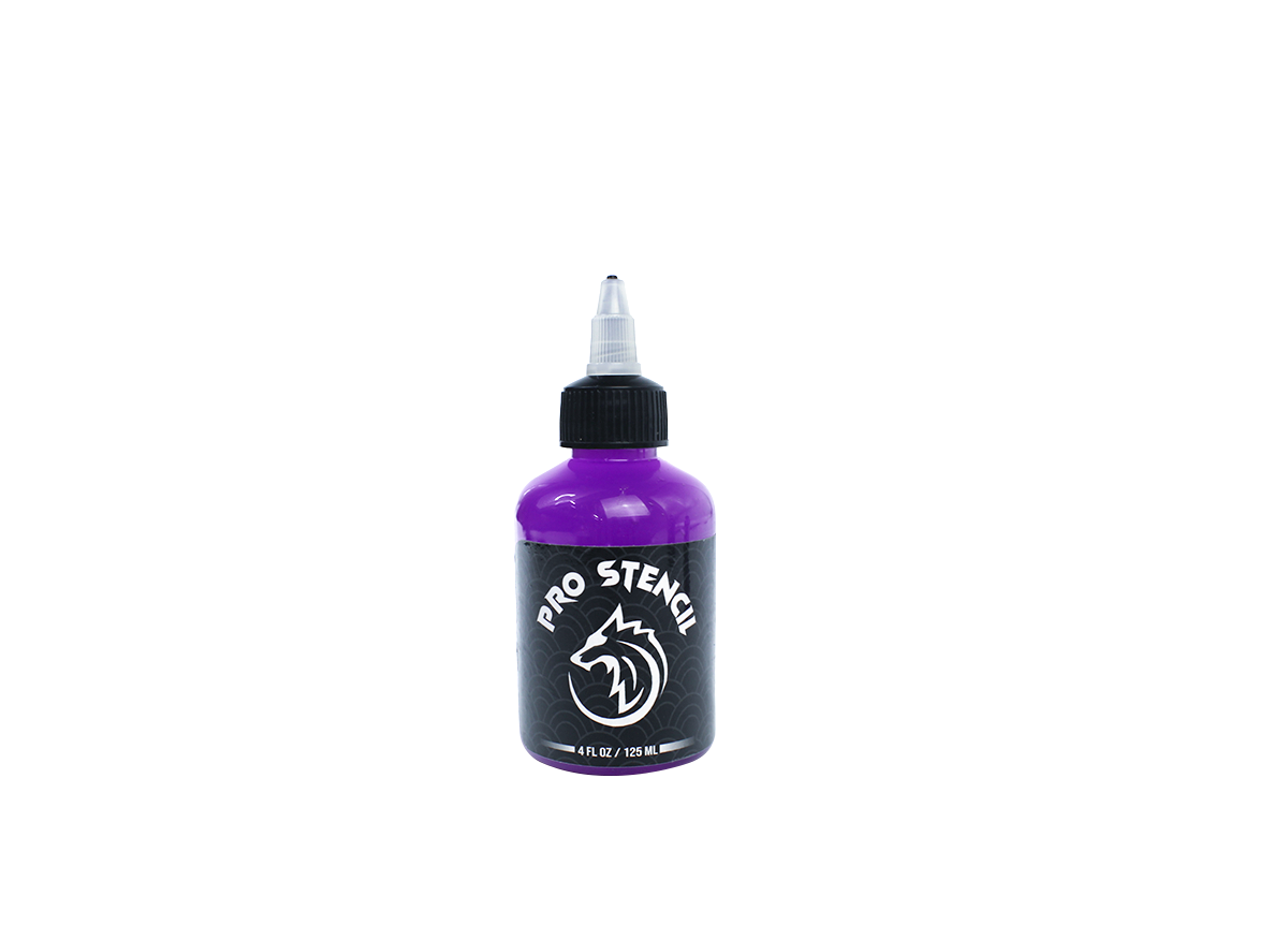 Gel Pro Stencil Transfer Wolf