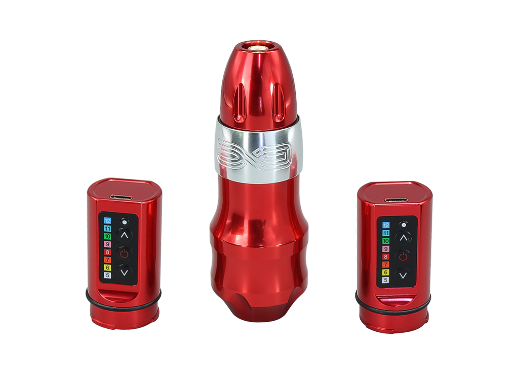 Máquina Para Tatuar Premium Tipo "EXO"  Profesional Inalámbrica.