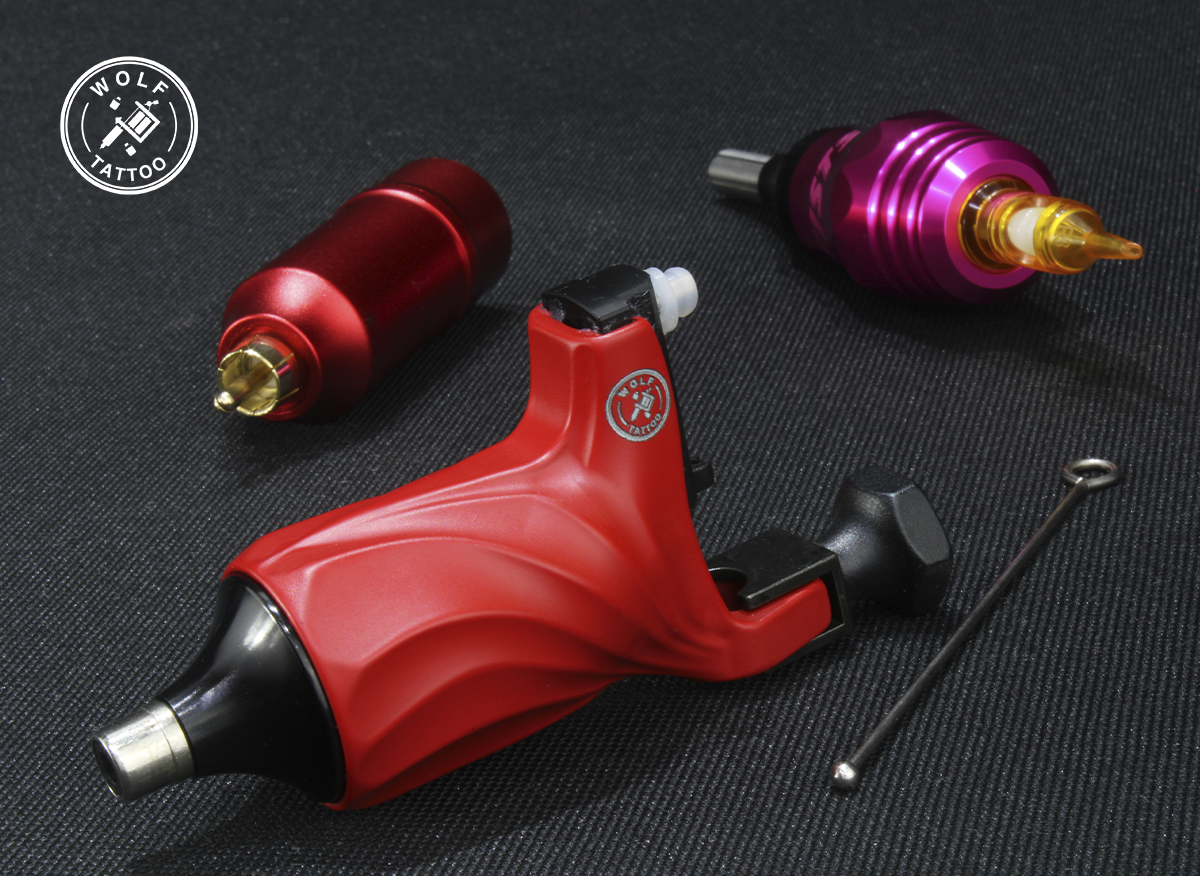 Máquina "Spiral" Para Tatuaje Rotativa Profesional Alámbrica.