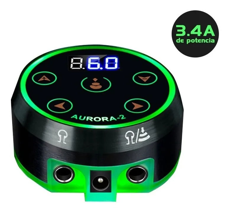 Fuente De Poder Profesional Para Tatuaje Aurora 2 Digital