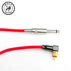Cable Rca De Silicón Reforzado 90°