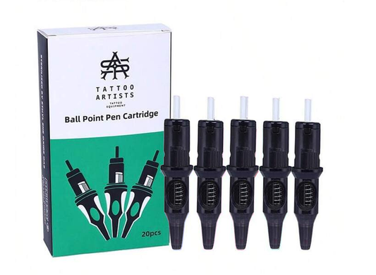 Cartucho Tipo Bolígrafo Para Práctica De Tatuaje 20pz