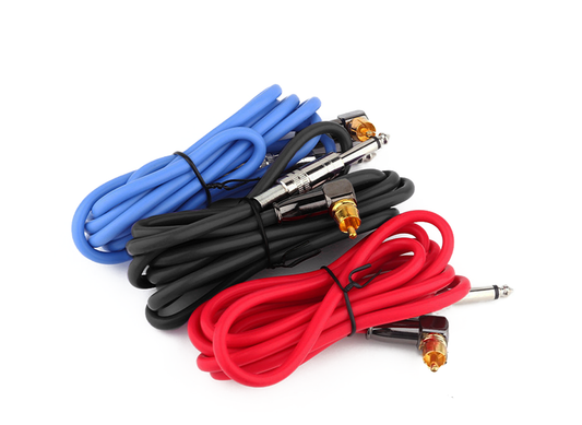 Cable Rca Para Máquina De Tatuar De Silicón Reforzado 90°